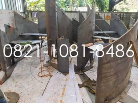 proses fabrikasi tangga putar